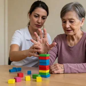 Persona mayor terapia alzheimer fisioterapia neurológica